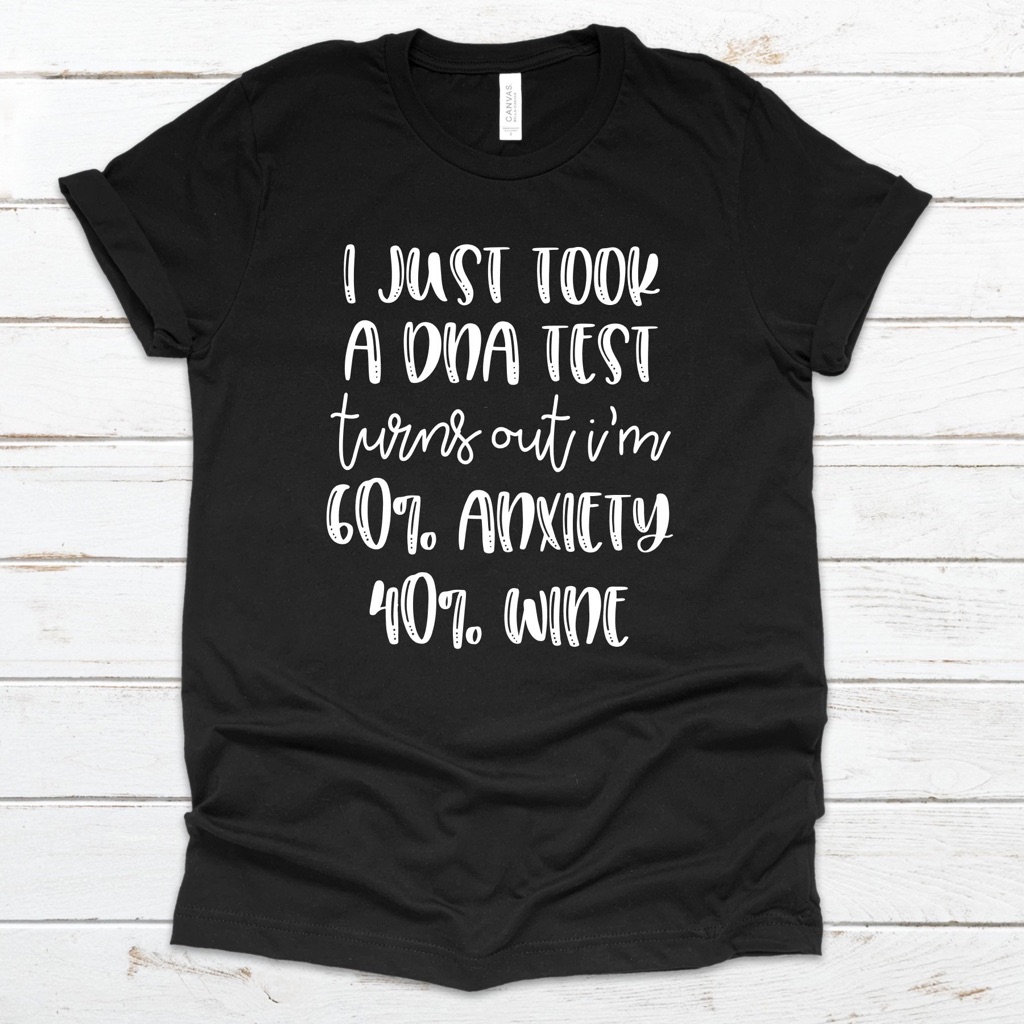 Nwt I Just Took A Dna Test Graphic Tee Shirt